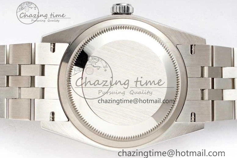 MiroTime 0425 DateJust 36mm SS DIWF 1:1 Best Edition 904L Steel Gray Dial Green Markers on Jubilee Bracelet SA Upgraded 2312